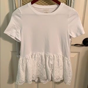 Kate spade peplum blouse.